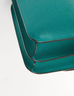 HERMES Constance Elan Bag in Malachite Green Epsom Leather