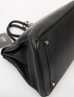 HERMES Birkin 35 Black Togo Leather Bag