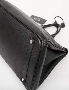 Sac HERMES Birkin 35 cuir Togo noir