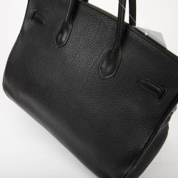 Sac HERMES Birkin 35 cuir Togo noir