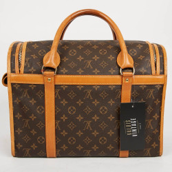 Sac chien LOUIS VUITTON toile Monogram