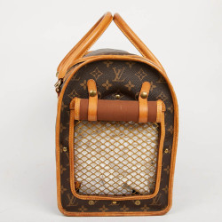 Sac chien LOUIS VUITTON toile Monogram