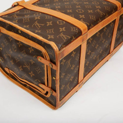 Sac chien LOUIS VUITTON toile Monogram