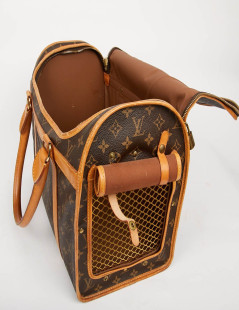 Sac chien LOUIS VUITTON toile Monogram