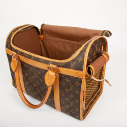 Sac chien LOUIS VUITTON toile Monogram