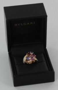 Bague BULGARI en saphir multicolor T