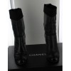 Boots CHANEL t 39.5 cuir 