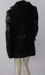 Manteau BALENCIAGA en laine noir