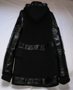 Manteau BALENCIAGA en laine noir