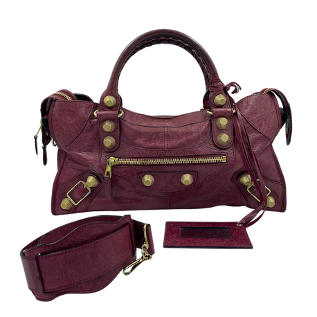 Buy Balenciaga City S CrocodileEffect Leather Mini Bag for Womens   Bloomingdales UAE