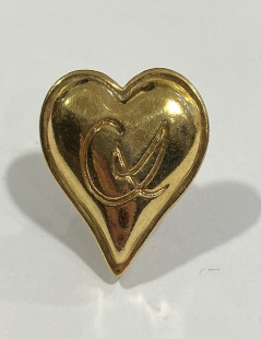 CHRISTIAN LACROIX Vintage Heart Clip-on Earrings