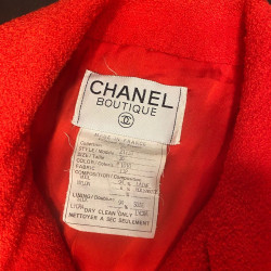 Chanel Vintage coral jacket