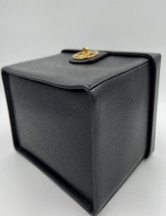 CHANEL black vintage Beauty Case Vanity 