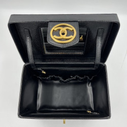 Vanity CHANEL noir vintage 