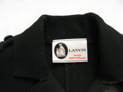 Manteau LANVIN T 40 Noir