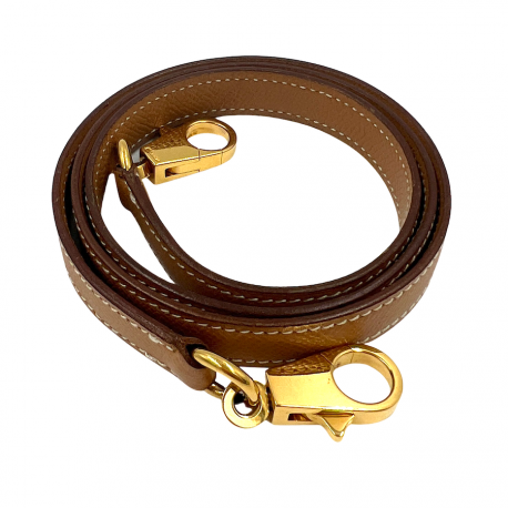 Bandoulière HERMES Epsom gold