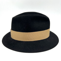 Chapeau  T L MAISON MICHEL "André" noir