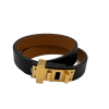 Bracelet HERMES double tour doré