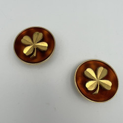 Clips trefles CHANEL Vintage