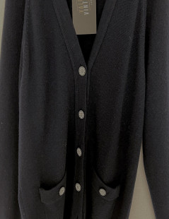 Cardigan CHANEL cachemire bleu