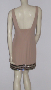 Robe AZZARO T38 rose bisque