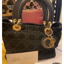 Lady Dior DIOR daim noir