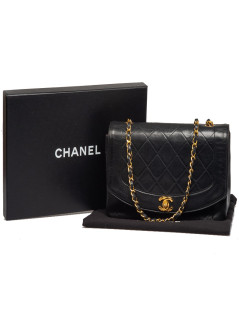 Sac Diana CHANEL vintage noir