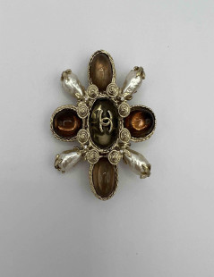 Broche croix CHANEL 