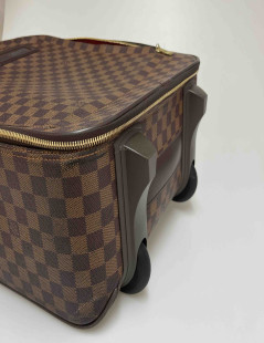 Bagage roulant LOUIS VUITTON damier marron