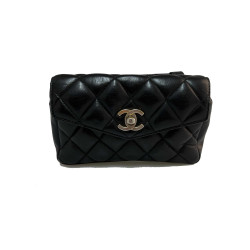 Banane CHANEL vintage noir