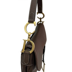 Saddle CHRTISTIAN DIOR marron