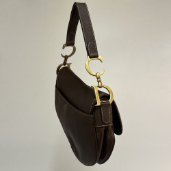 Saddle CHRTISTIAN DIOR marron