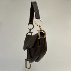 Saddle CHRTISTIAN DIOR marron