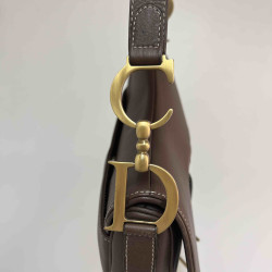 Saddle CHRTISTIAN DIOR marron