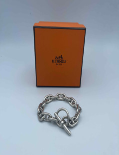 Bracelet HERMES chaîne d'ancre argent 925