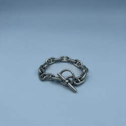 Bracelet HERMES chaîne d'ancre argent 925