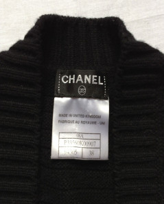 long gilet CHANEL noir T 38