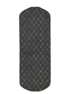 CHANEL black canvas garment-cover