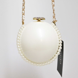 CHANEL Sphere Bag with Pearl Strap