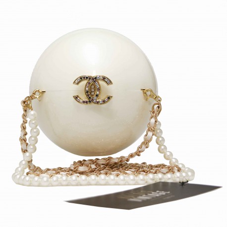 Buy Odette Luxury Pearl Round Clutch Bag Online