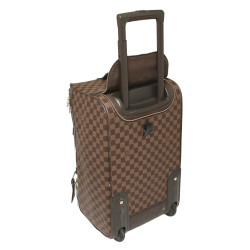 Valise cabine LOUIS VUITTON toile damier marron