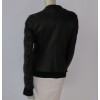 veste ISAAC SELLAM cuir et laine t 40 fr