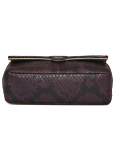 CHANEL Mini Belt Bag in Purple Lizard 