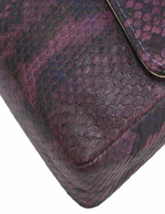 CHANEL Mini Belt Bag in Purple Lizard 