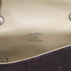 Mini sac ceinture CHANEL lezard violet