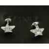 boucles d'oreille CHANEL diamants or blanc joallerie