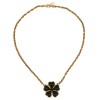 Collier fleurette noir MARGUERITE DE VALOIS