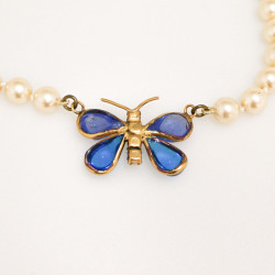 Collier MARGUERITE DE VALOIS papillon