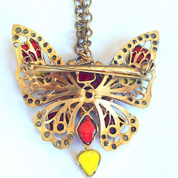 Collier papillon MARGUERITE DE VALOIS