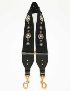 DIOR black canvas shoulder strap